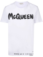 ALEXANDER MCQUEEN - Graffiti Organic Cotton T-shirt