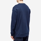 A.P.C. Men's Alastor Spray Logo Crew Sweat in Dark Navy