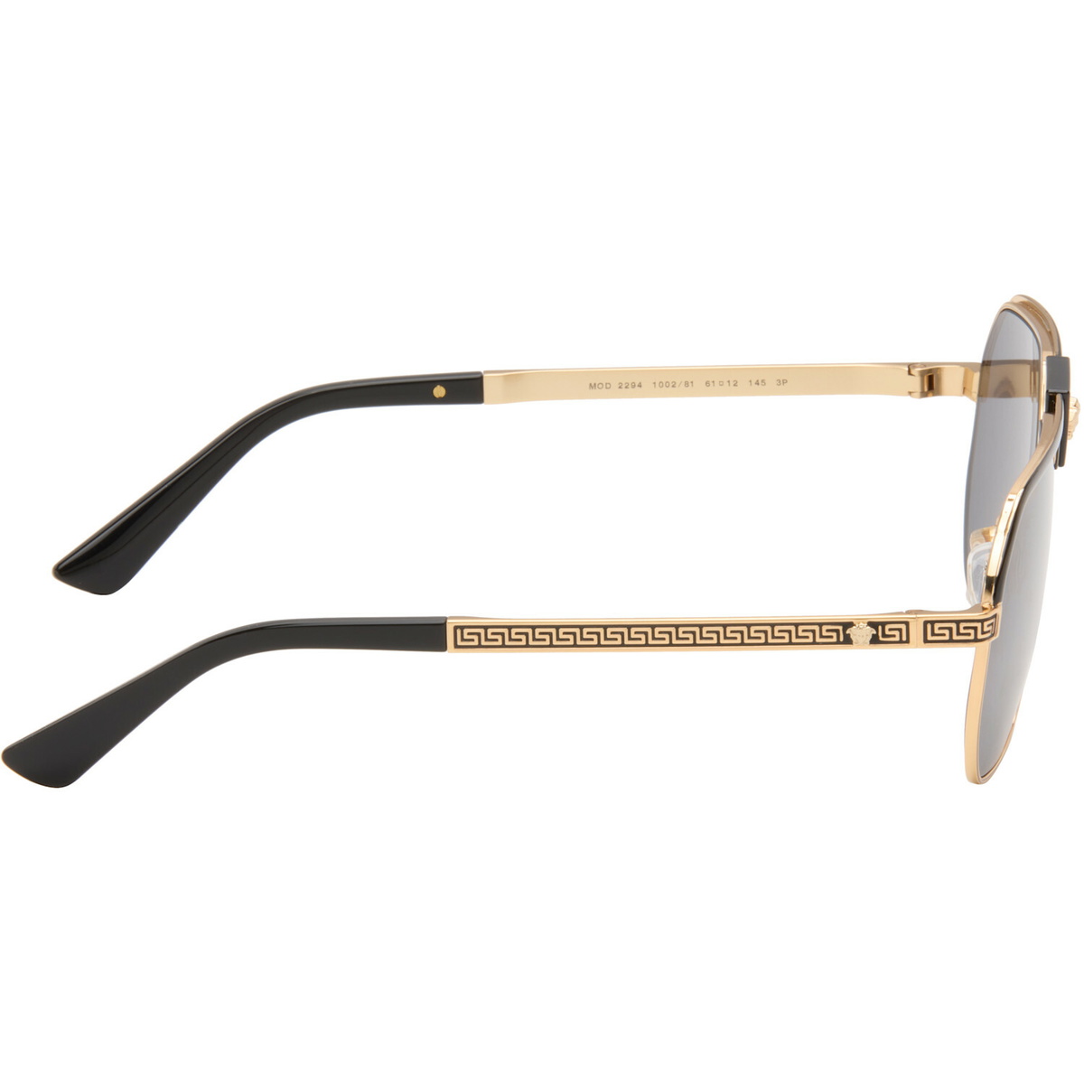 Versace Gold Medusa Navigator Sunglasses
