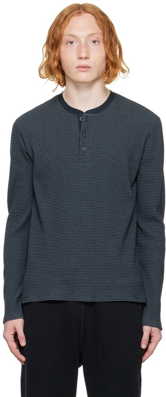 Photo: Vince Navy Stripe Henley