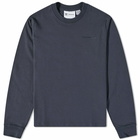 Adidas x Pharrell Williams Long Sleeve Premium Basics T-Shirt in Night Grey