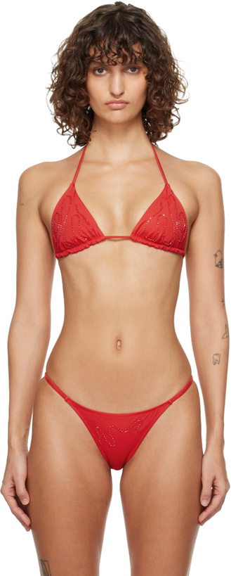 Photo: Paloma Wool Red Sharpie Bikini Top