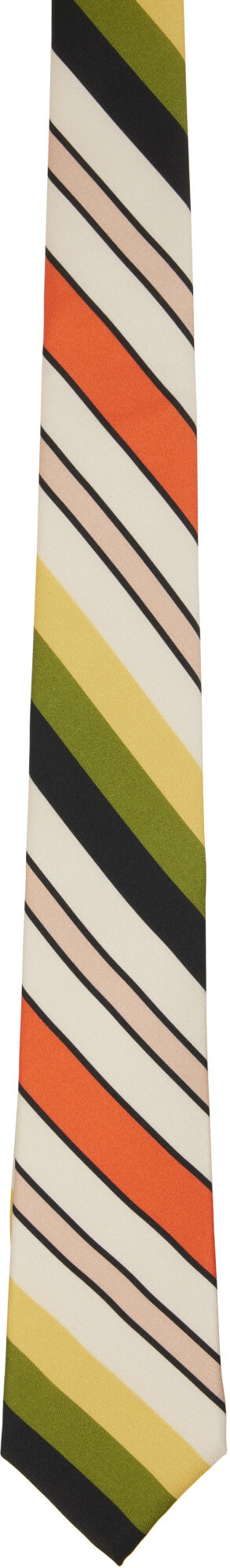 Jean Paul Gaultier Multicolor Striped TIe
