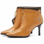 Timberland Women's x Veneda Carter Front Zip Heel Boot in Wheat Patent