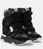 Isabel Marant - Balskee leather wedge sneakers