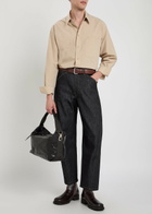 Lemaire Double-pocket Cotton Shirt Beige