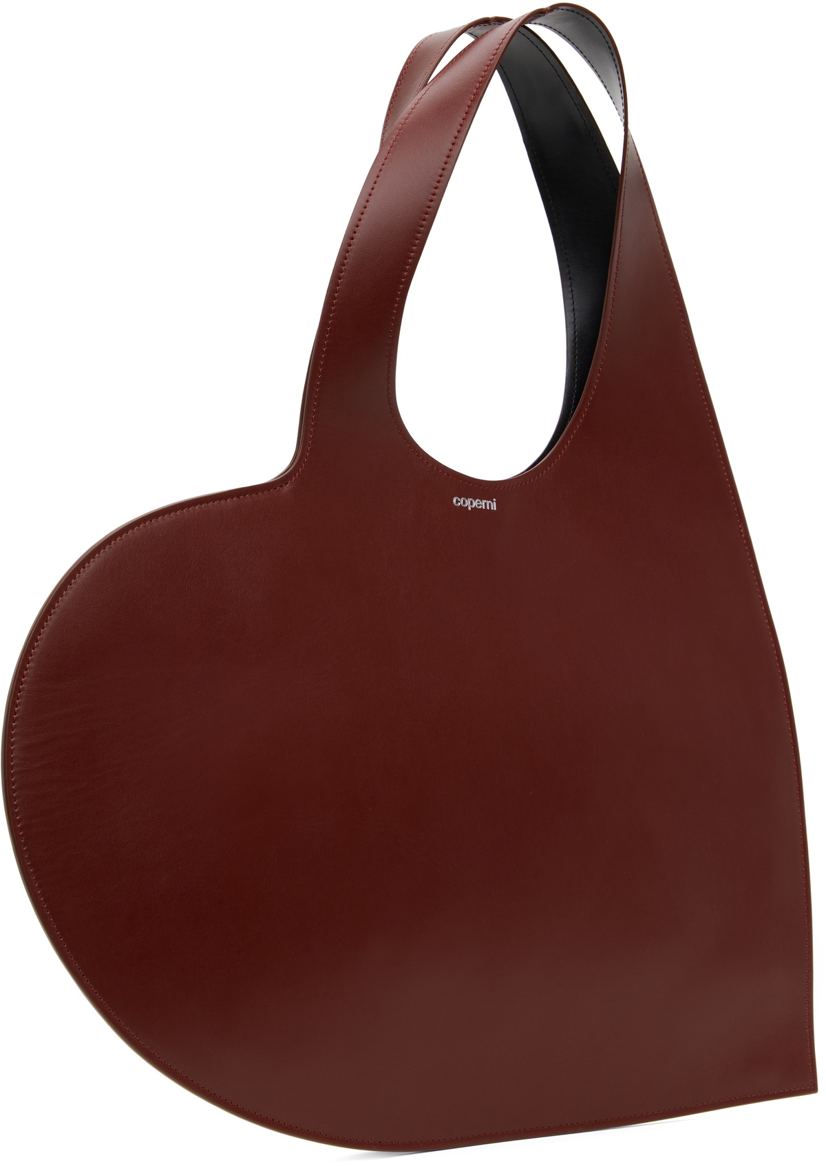 Coperni Burgundy Heart Tote Coperni