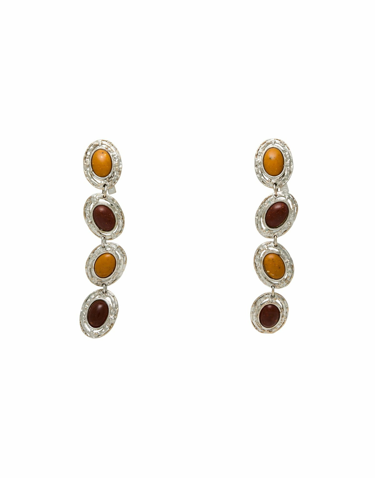 Alberta Ferretti Womens Earrings in Silver