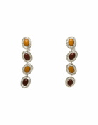 Alberta Ferretti Womens Earrings in Silver