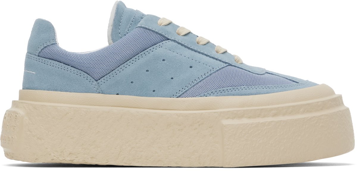 MM6 Maison Margiela Blue Chunky Gambetta Sneakers MM6 Maison Margiela