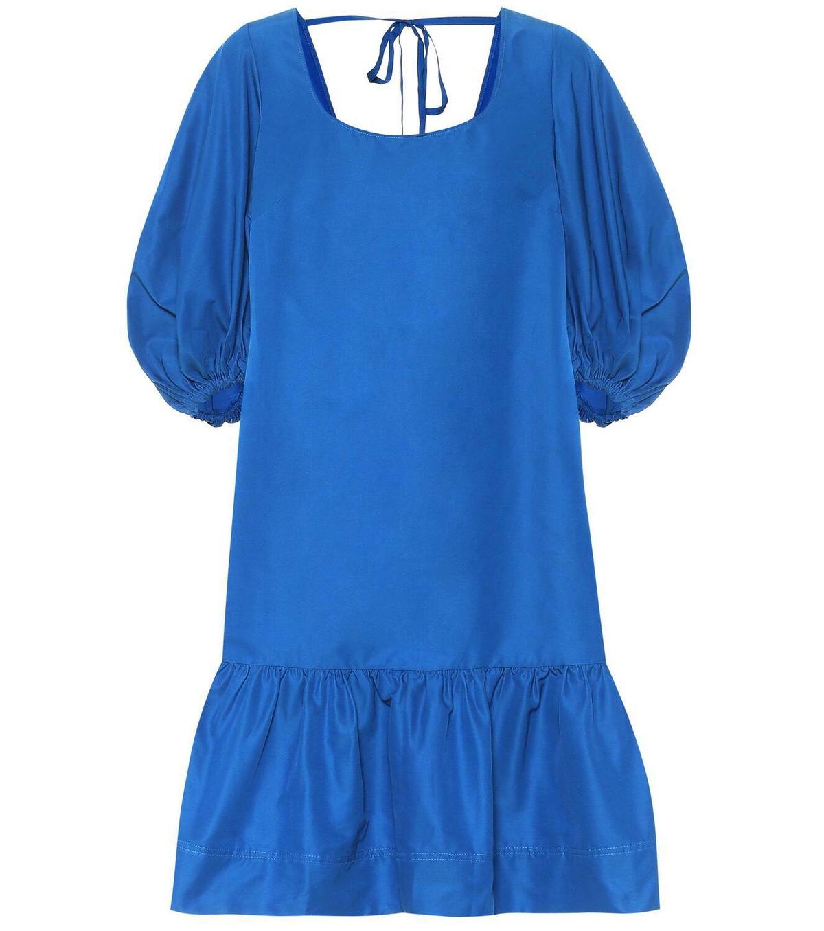 Lee Mathews Daisy cotton and silk minidress