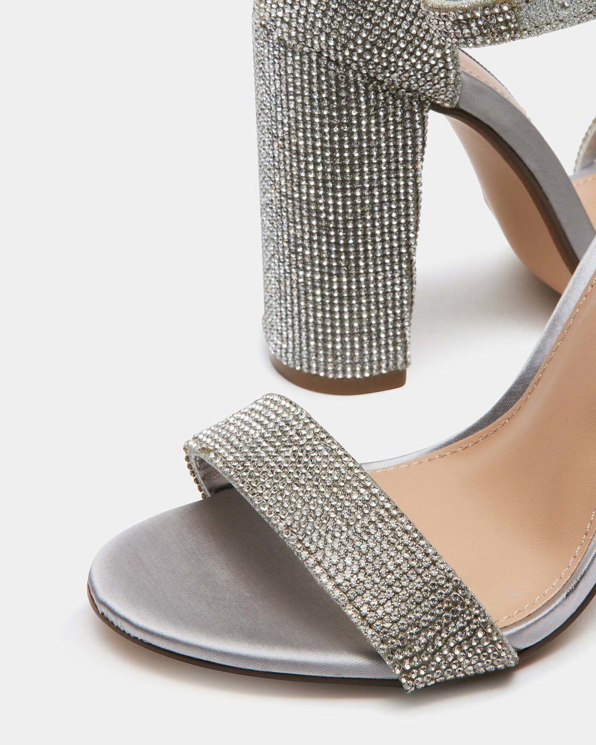 Steve Madden Carrsonrr Heels in Silver
