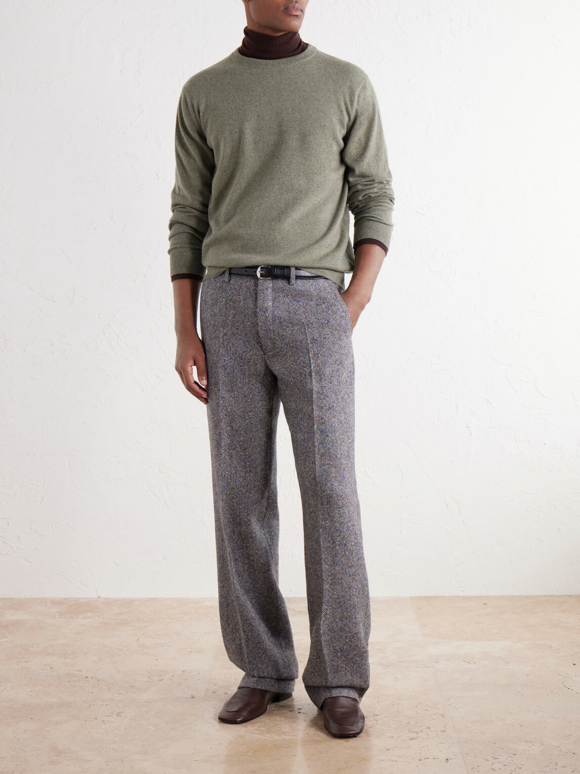 Begg & Co - Heriot Cashmere Sweater - Green