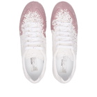 Maison Margiela Men's Painter Replica Sneakers in Whte/Pink