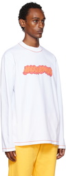 Jacquemus White Le Papier 'Le T-Shirt Pate À Modeler' Long Sleeve T-Shirt