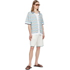 Casablanca Off-White Palm Tree Emblem Crochet Shorts