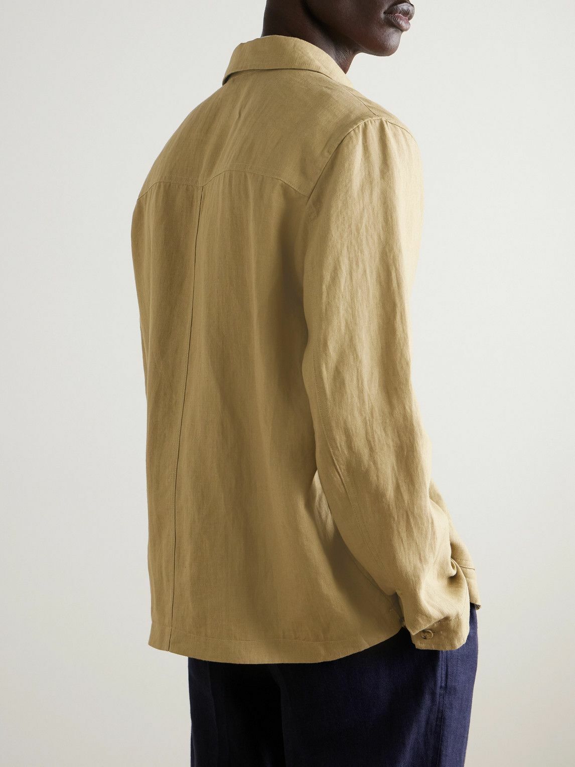 Kingsman - Valstar Linen Overshirt - Neutrals