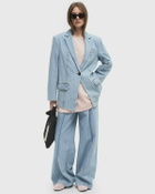 Gestuz VELLAGZ HW WIDE PANTS Blue Womens Casual Pant