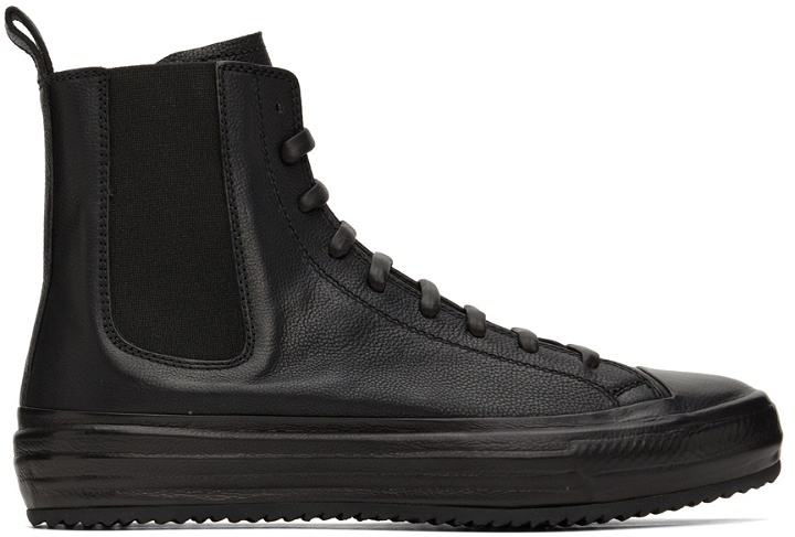 Photo: Officine Creative Black Mes 008 High-Top Sneakers