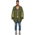 R13 Green Fishtail Parka Jacket