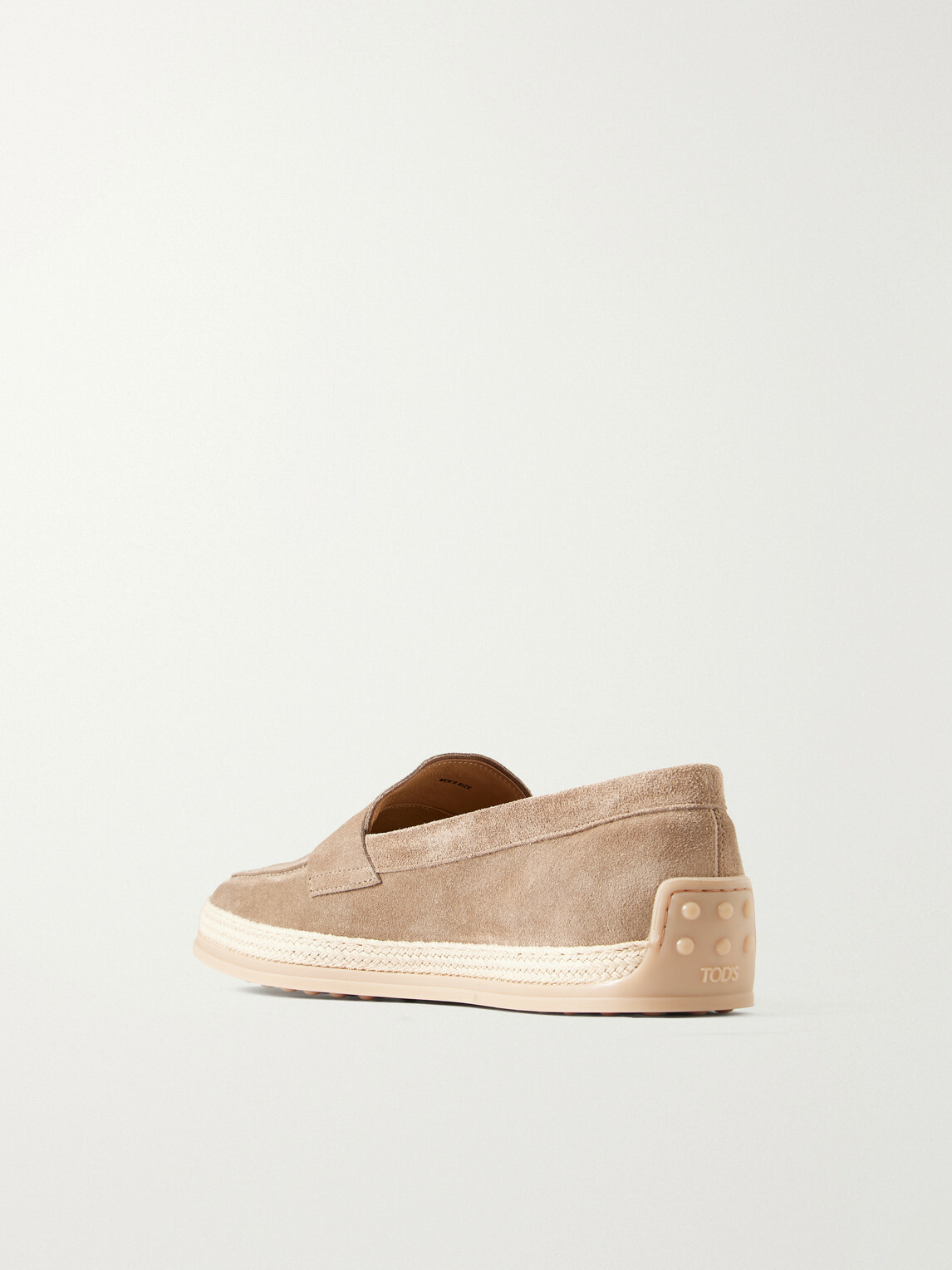 Tod's - Suede Espadrilles - Neutrals