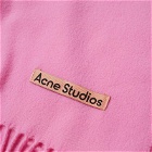 Acne Studios Canada Narrow New Scarf in Bubble Pink