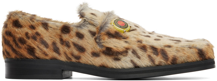 Photo: Martine Rose Brown Champagne Cap Square Toe Loafers