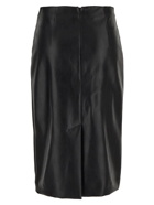 Lardini Faux Leather Skirt