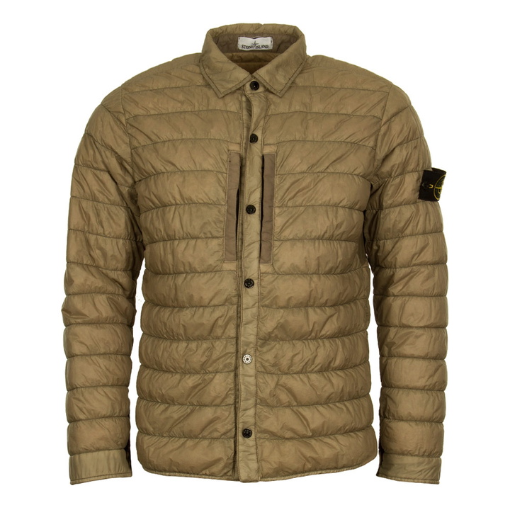 Photo: Micro Yarn Down Overshirt - Khaki