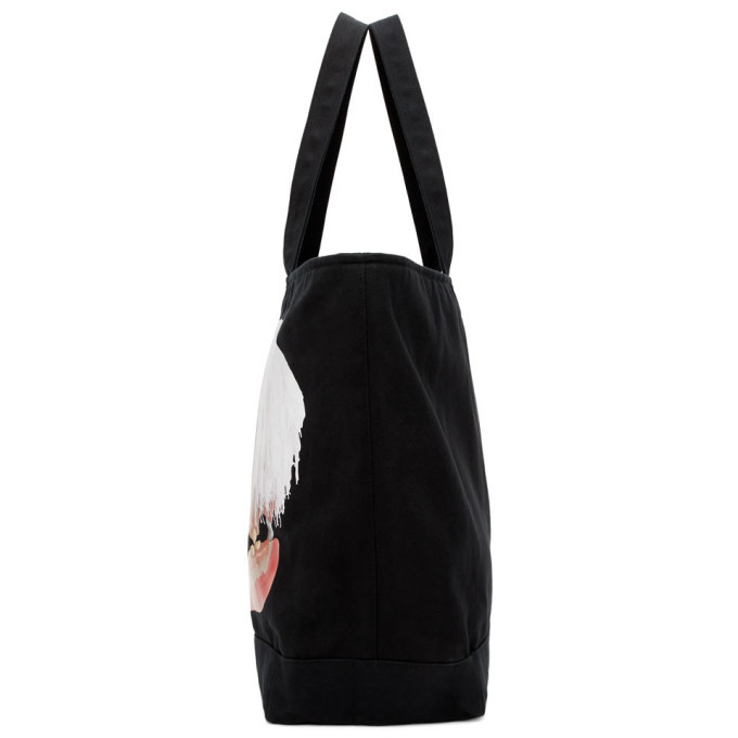 S.R. STUDIO. LA. CA. Black ED. 50 Jumbo White Haired Red Skull Tote
