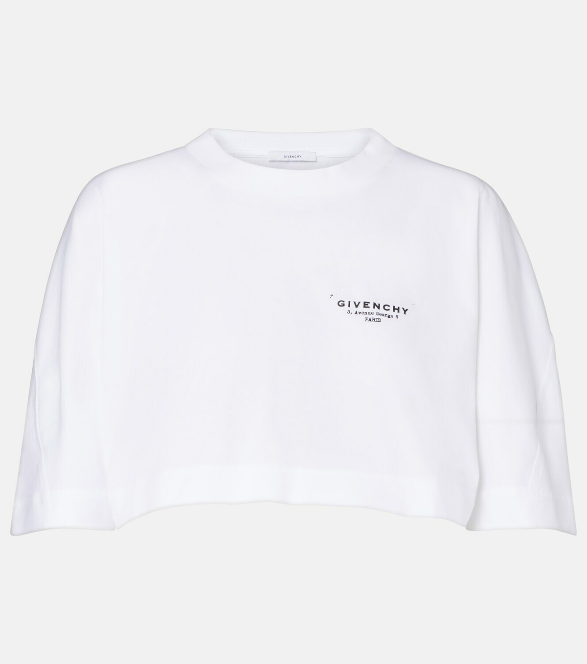 Givenchy Cropped logo cotton T-shirt