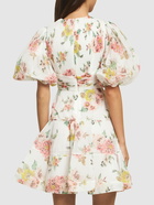 ZIMMERMANN - Pleated Printed Mini Dress