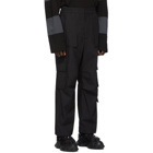 Juun.J Black Cotton Cargo Pants