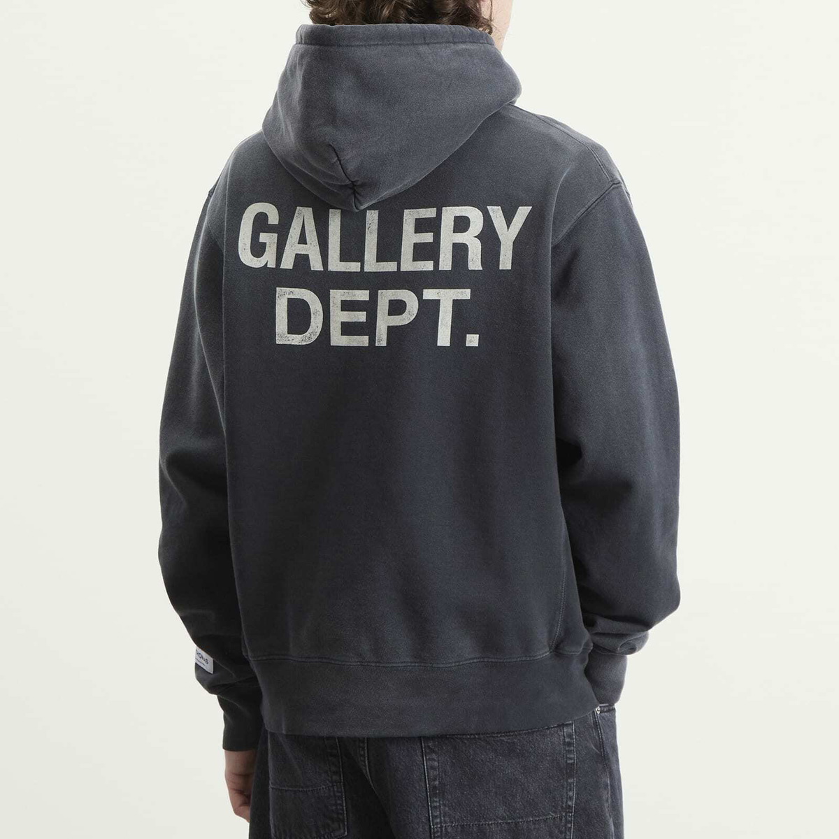 Gallery Dept Men's Gd Paint Logo Hoodie in Vintage Black