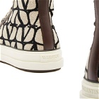Valentino Men's Icon High Top Sneakers in Brown