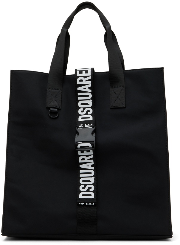 Photo: Dsquared2 Black Made With Love Tote