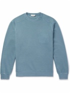 Altea - Williams Cotton-Jersey Sweatshirt - Blue