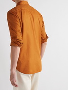 Altea - Preston Button-Down Collar Cotton-Twill Shirt - Orange