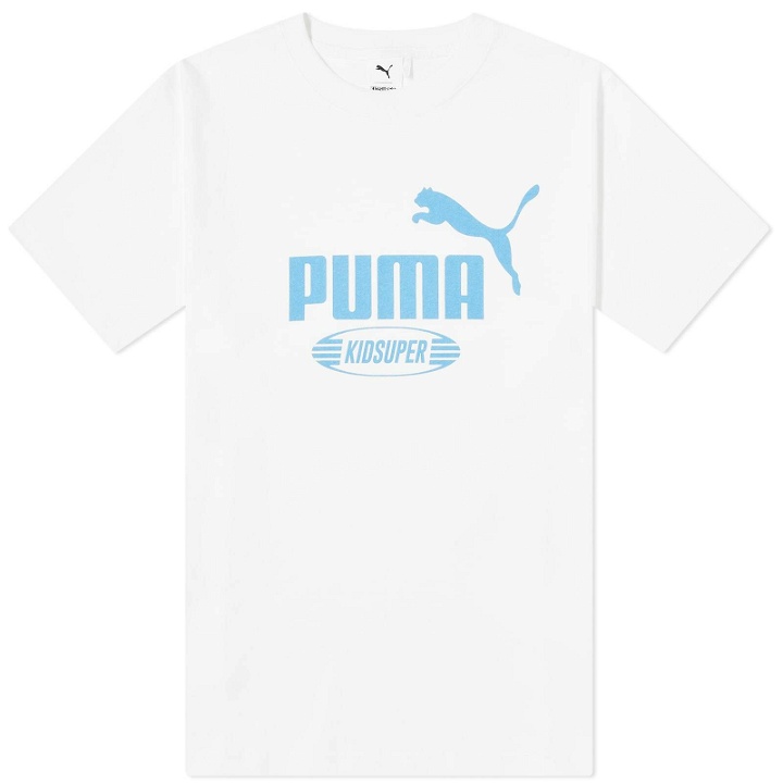 Photo: Puma Men's x KIDSUPER Graphic T-Shirt in Puma Men's White