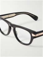 Gucci Eyewear - Round-Frame Acetate and Rose Gold-Tone Optical Glasses
