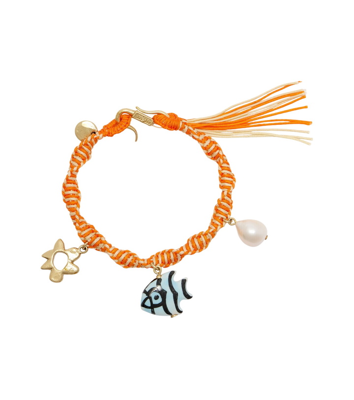 Photo: Alémais Calypso macramé charm bracelet