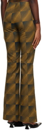 ELLISS Brown Planet Illusion Trousers