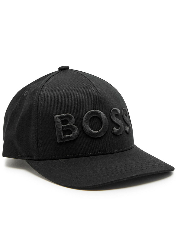 Photo: Boss Logo-embroidered Twill cap - Black - One Size
