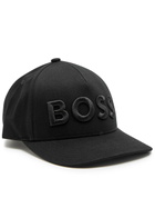 Boss Logo-embroidered Twill cap - Black - One Size