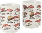 BEAMS JAPAN White Sushi Tea Cup Set
