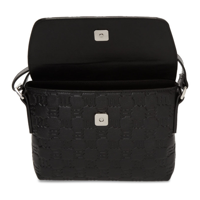 MISBHV Black Monogram Crossbody Bag MISBHV