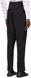 Tokyo James Black Cotton Trousers