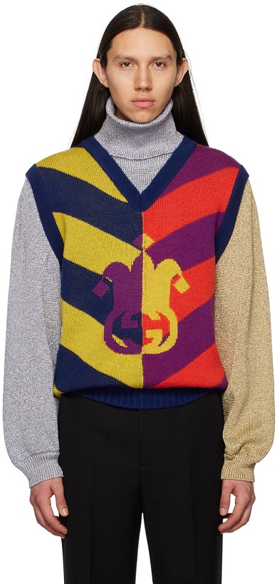 Photo: Gucci Multicolor Layered Sweater