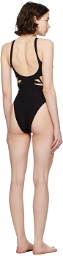 Agent Provocateur Black Rayne One-Piece Swimsuit