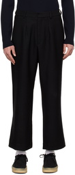 Second/Layer Black Saico Trousers